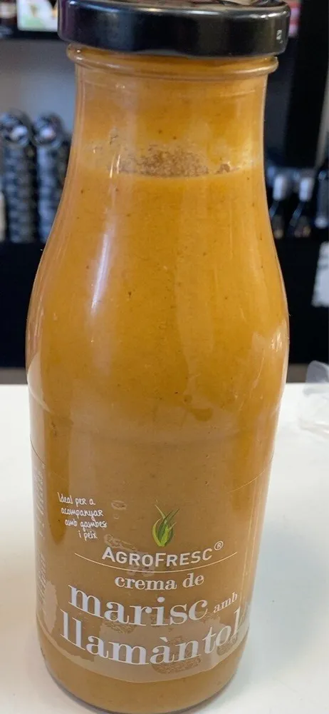 Crema de marisc amb llamantol
