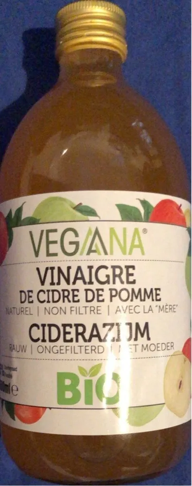 VEGANA Vinaigre de cidre de pomme
