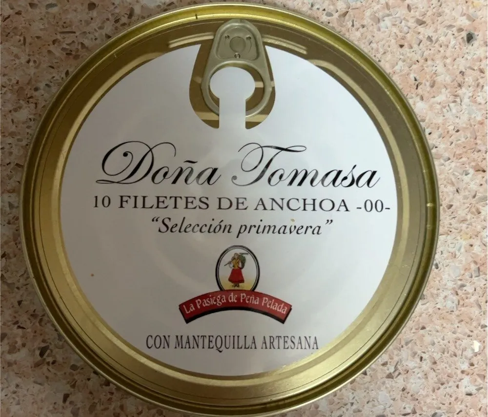 10 Filetes de anchoa