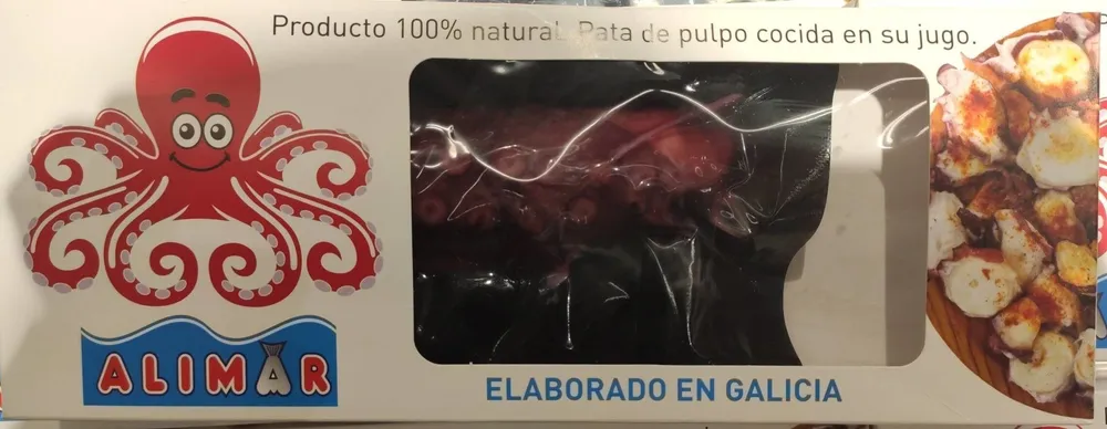 Pata de Pulpo cocida en su jugo