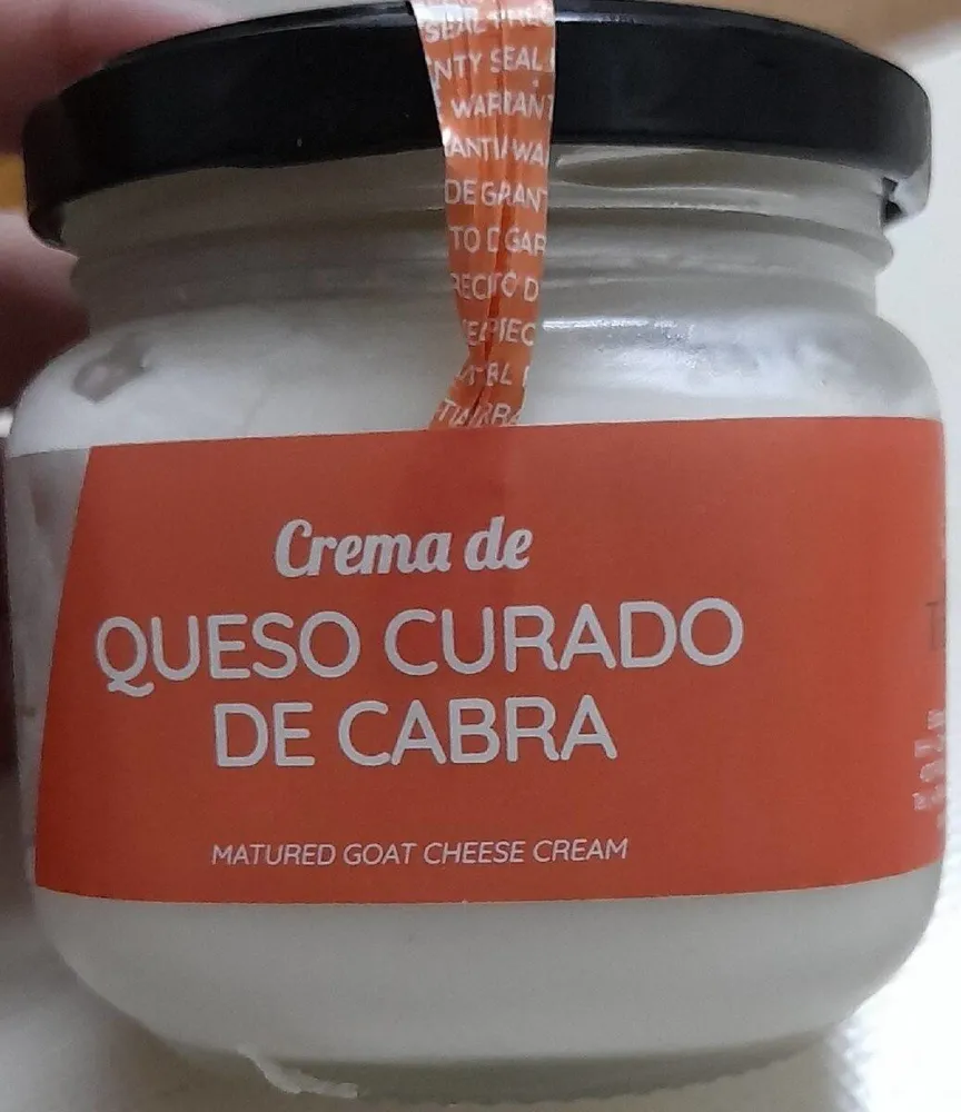 Crema de queso curado de cabra