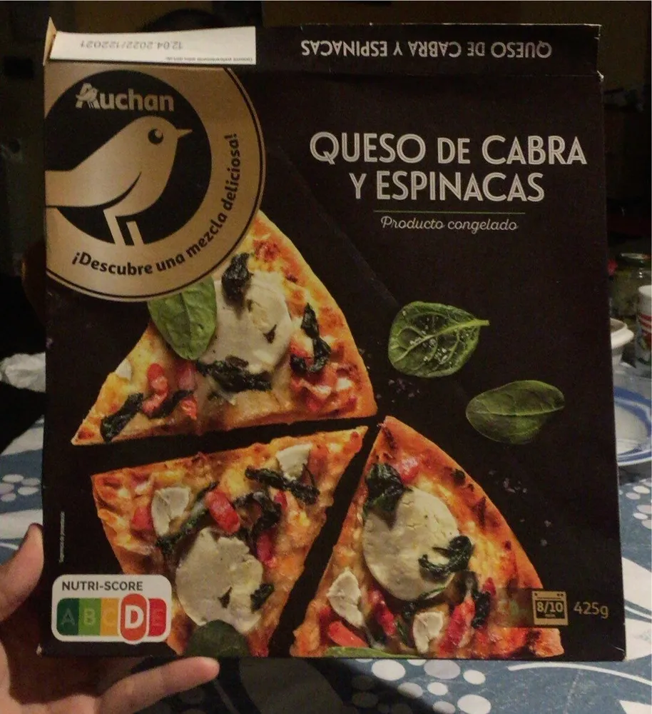 Queso de Cabra y Espinacas