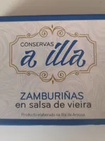 Zamburiñas en salsa de vieira