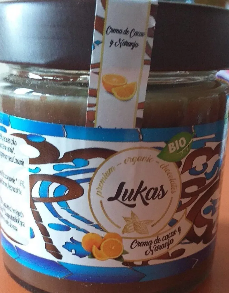 Crema de cacao y naranja