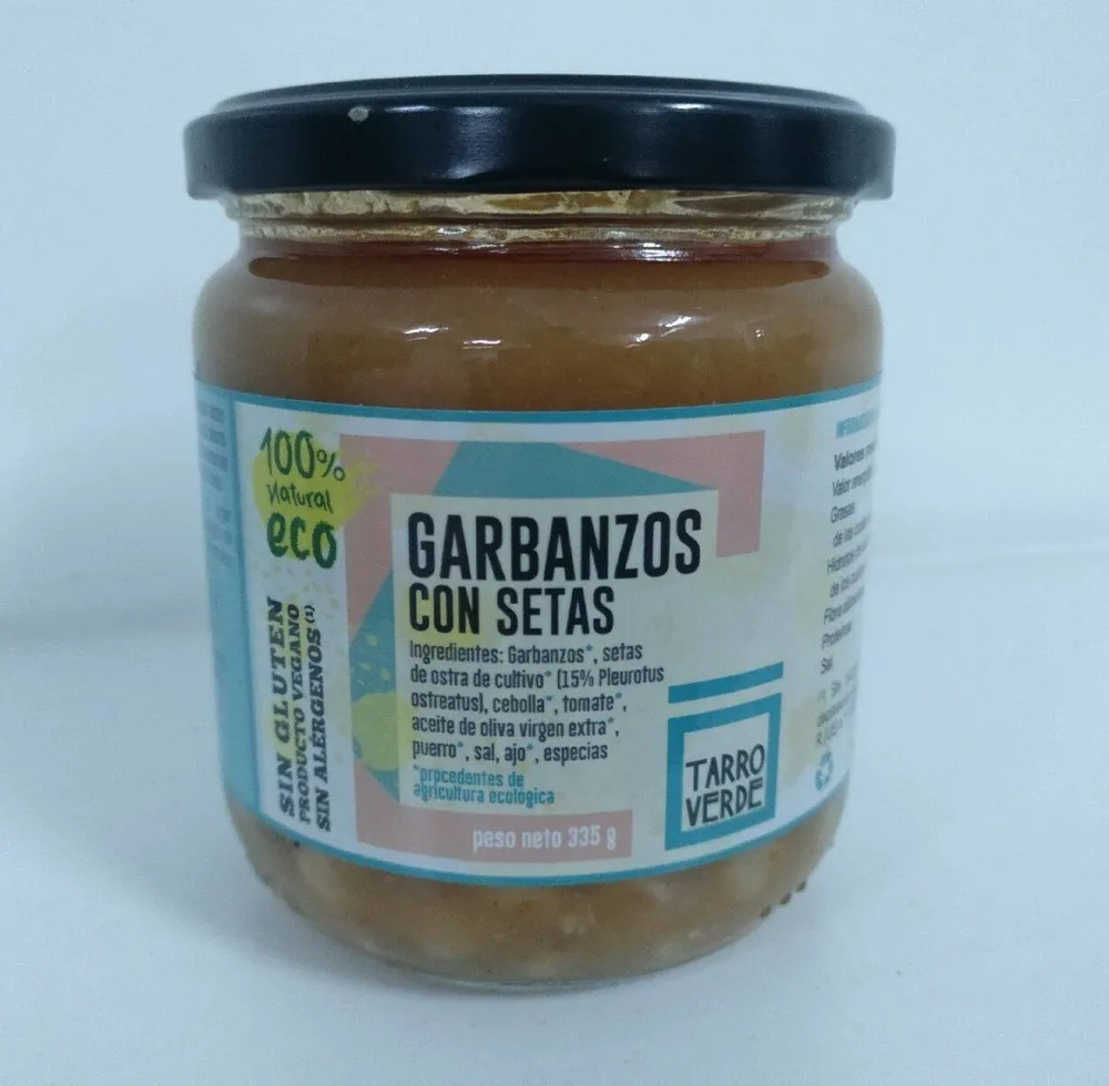 Garbanzos con setas