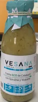 Crema eco de calabacín, spirulina y wakame 250ml