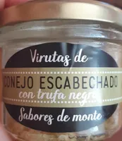 Virutas de conejo escabechado con trufa negra