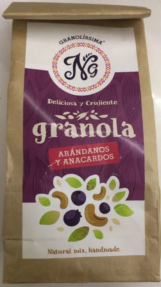 Mix avena tostada con frutos secos y semillas