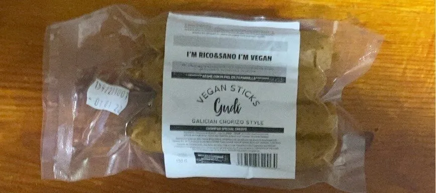 Vegan Sticks Chorizo Creoyo
