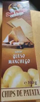 Chips de patata sabor queso manchego