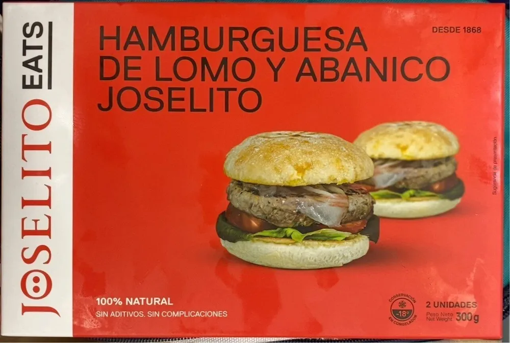 Hamburguesa de Lomo y Abanico