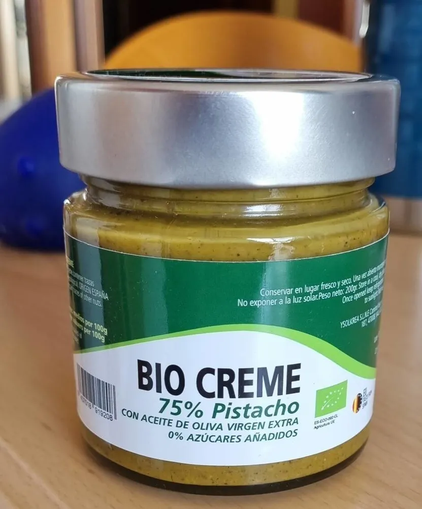 Crema  de pistacho