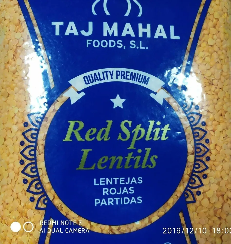 Lenteja Roja pelada partida