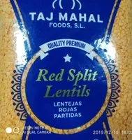 Lenteja Roja pelada partida