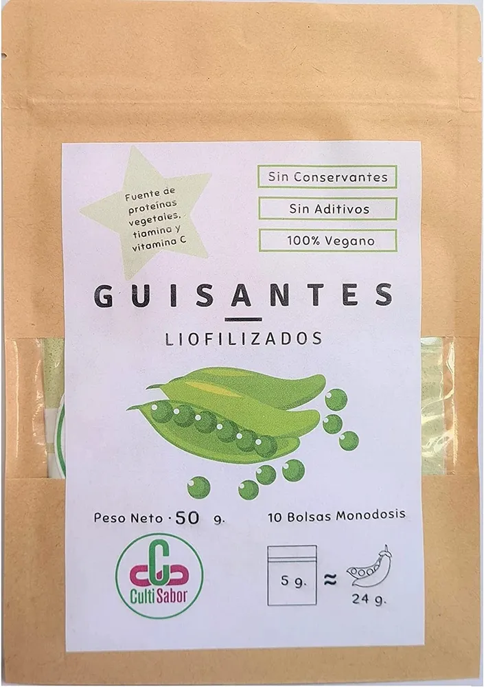 Guisantes Liofilizado en Polvo