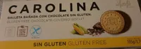 Galleta bañada con chocolate sin gluten