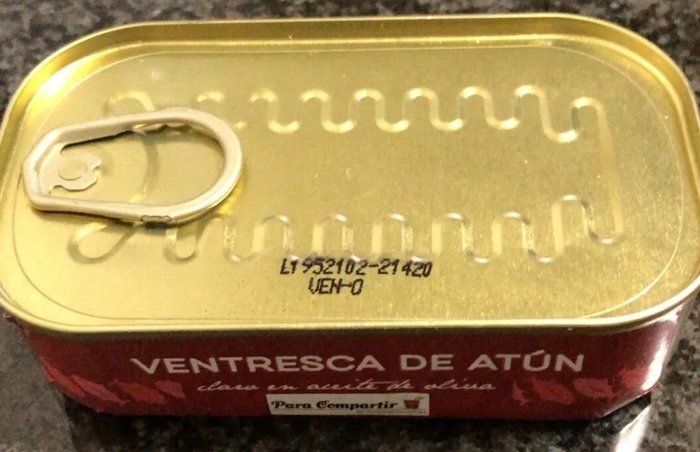 Ventresca de atún calro en aceite de oliva