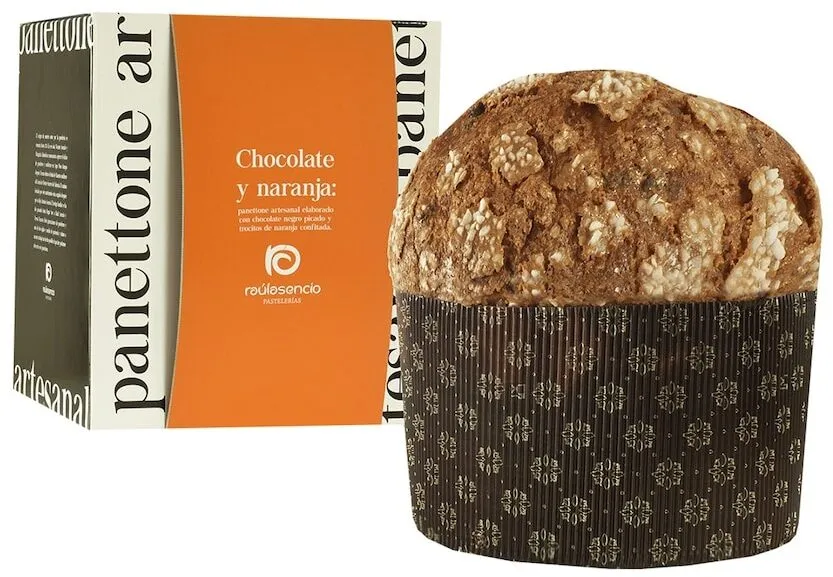 Panettone chocolate y naranja