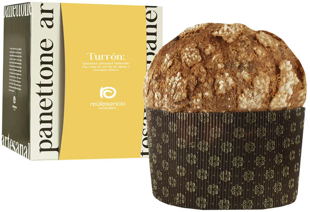 Panettone turrón