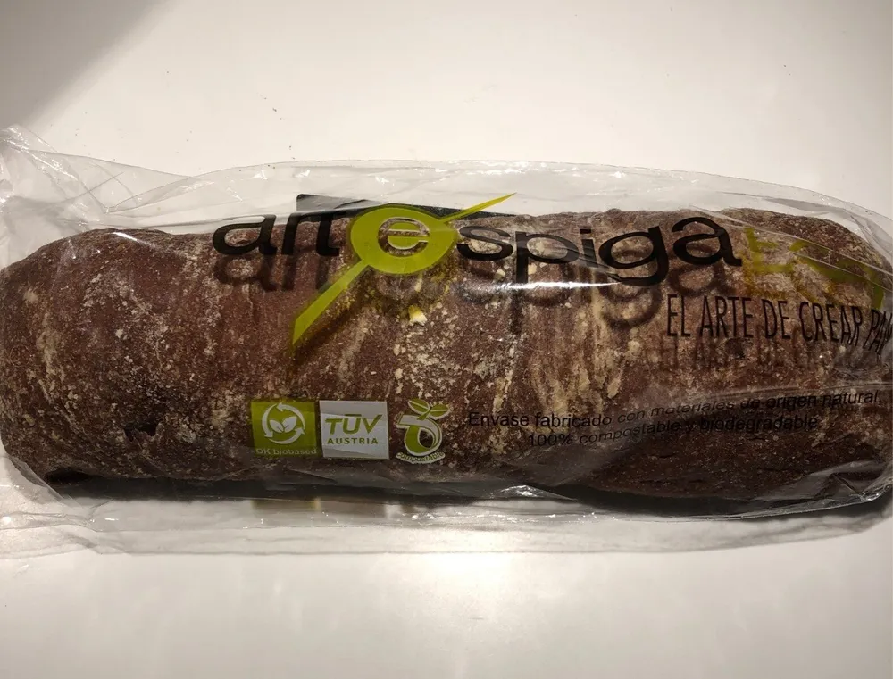 Chapata de olivas negras