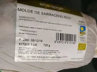 Pan molde de sarraceno eco