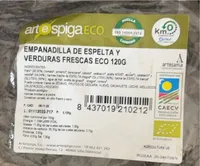 Empanadilla de espelta y verduras