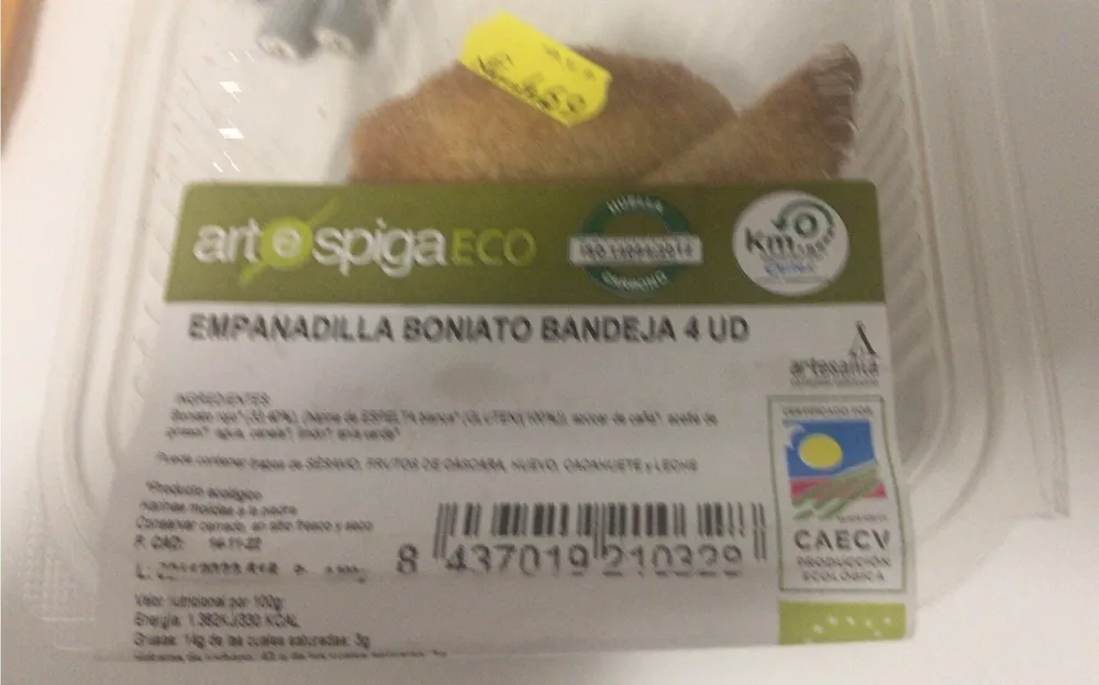 Empanadilla de Boniato