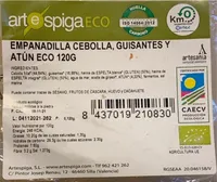 Empanadilla cebolla, guisante y atún eco 120g
