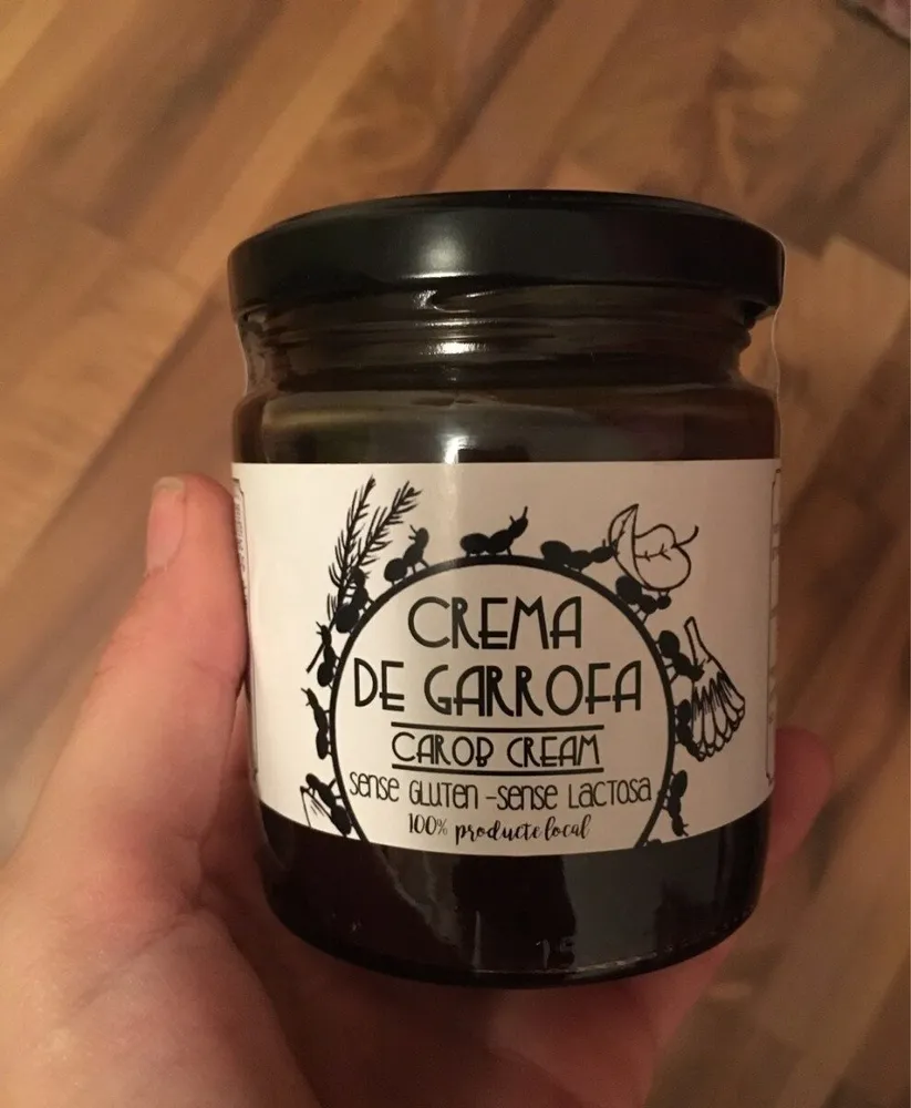 Crema de algarrofa