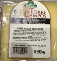 Queso semicuraro Torre Campos
