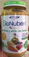 Bionubén verduras y arroz con ternera