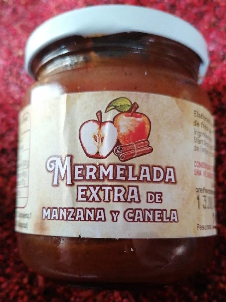 Mermelada extra con manzana y canela