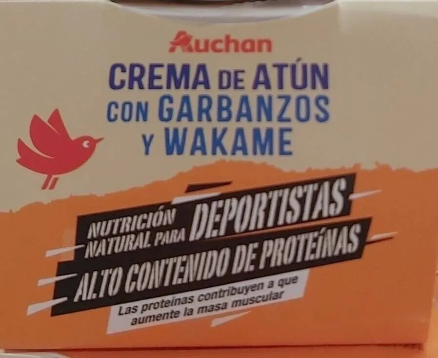 Crema de atun con garbanzos y wakame