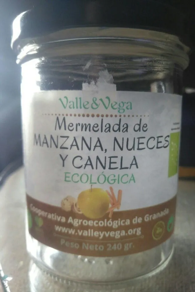 Mermelada de manzana, nueces y canela