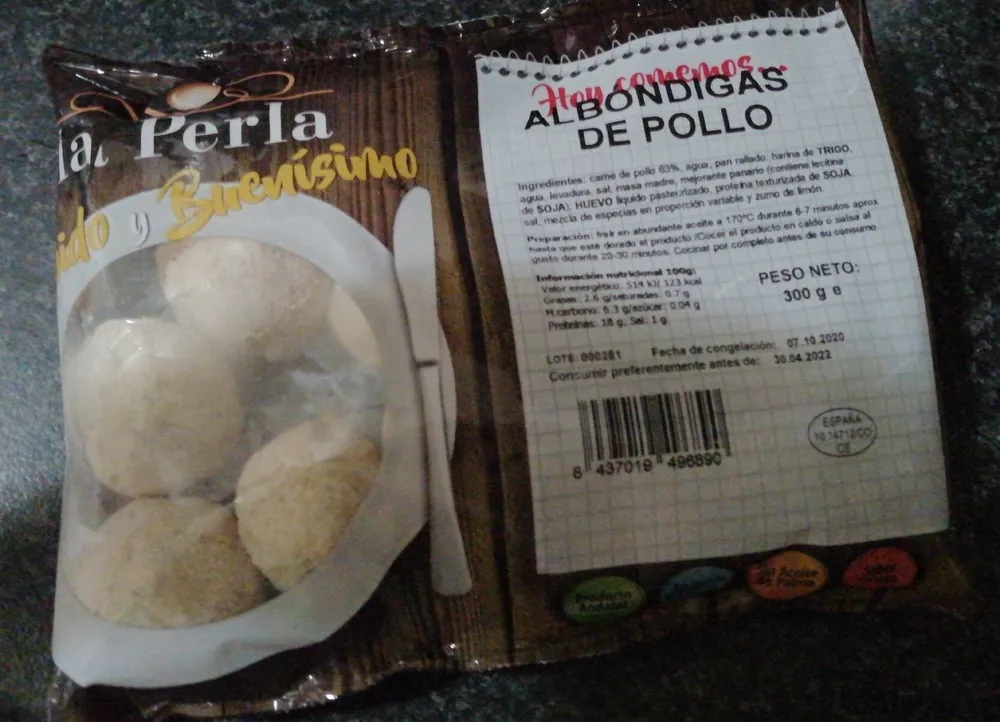 Albóndigas de pollo