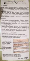 Pasta espelta sierra Albarracín