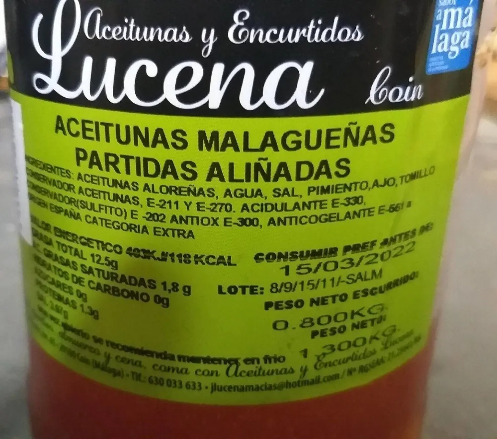 Aceitunas Lucena Coin