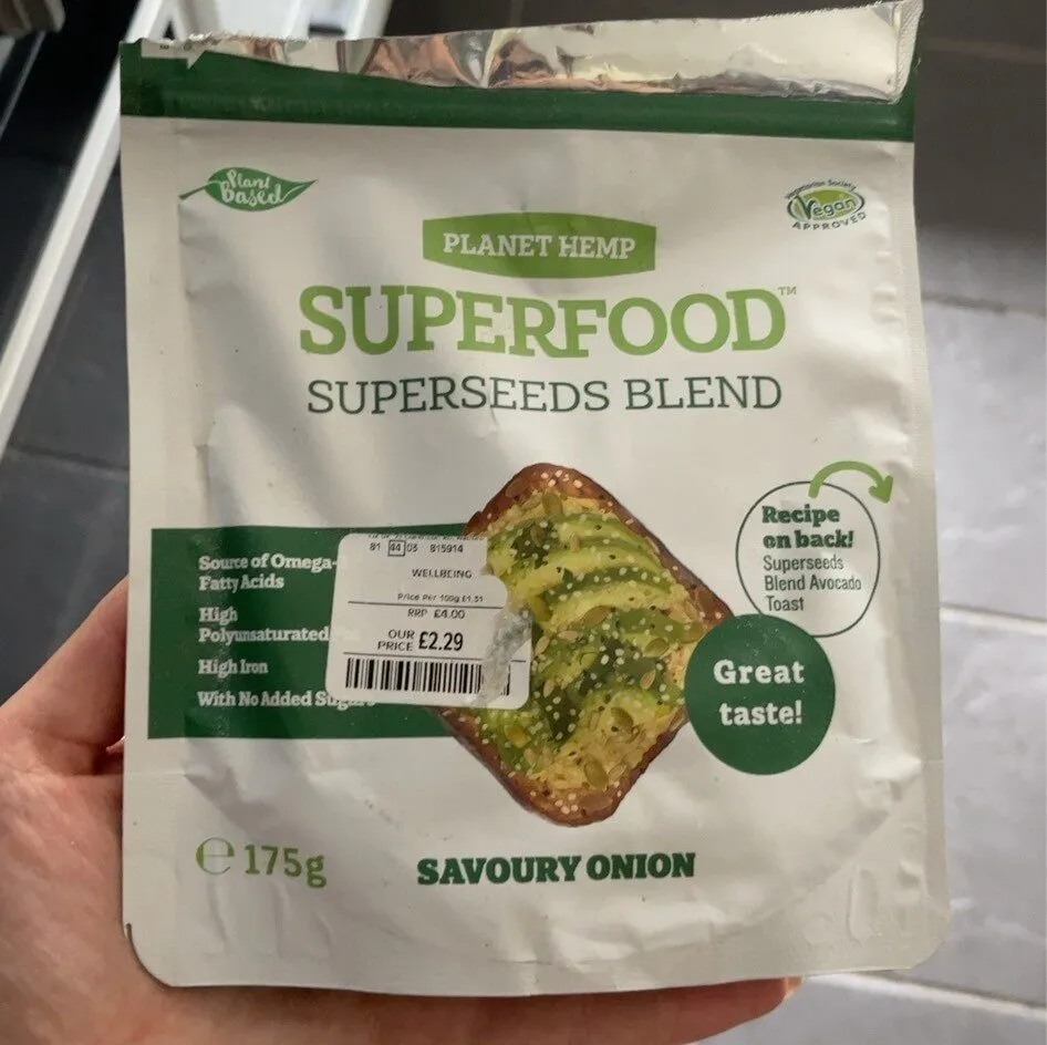 Superfood supersedes blend savoury onion