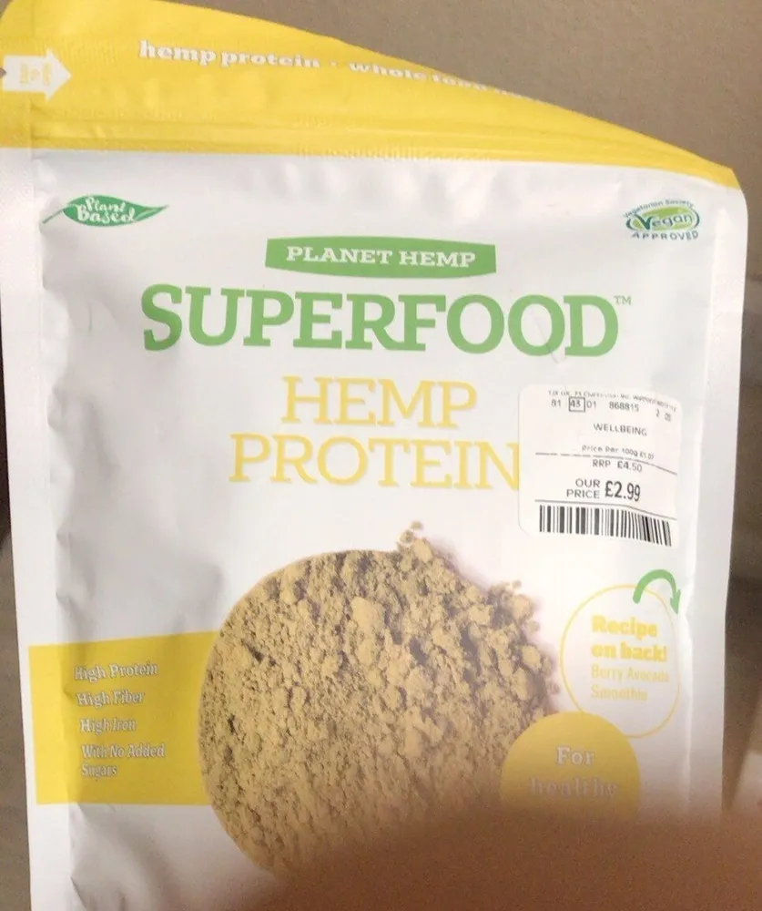 Superfood hemp protein