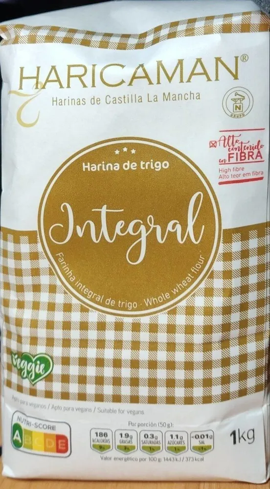 Harina de trigo integral
