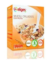 Muesli crujiente con frutas