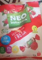 Neo botánica golosinas con fresa