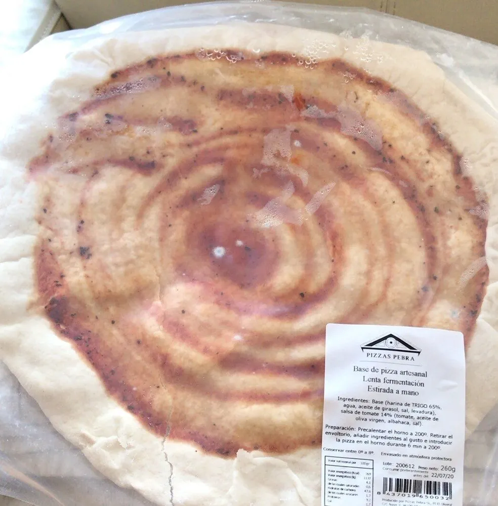Base pizza artesanal
