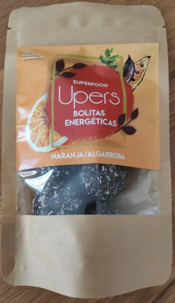 Bolitas energéticas naranja algarroba