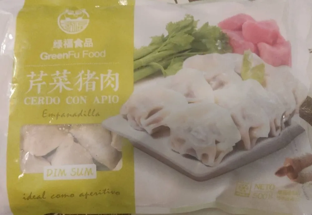 Jiaozi Cerdo con apio