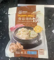 Dumplings cerdo y shiitake
