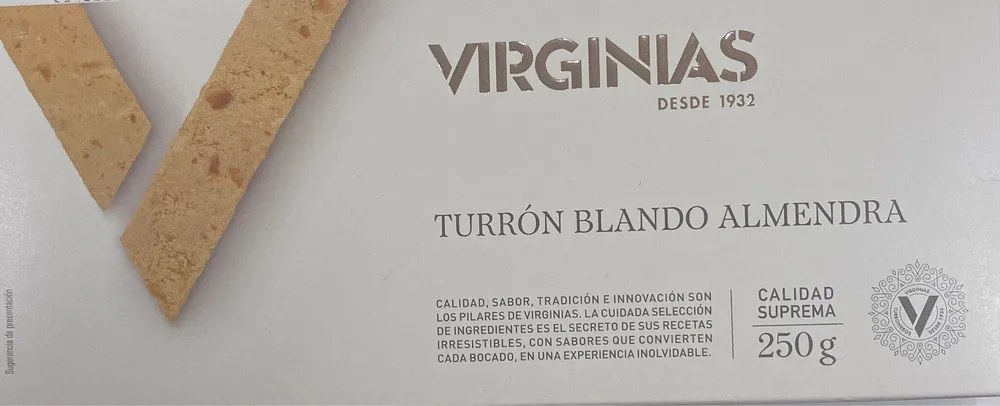 Turrón blando almendra