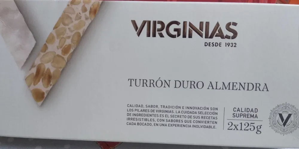 Turrón duro almendra