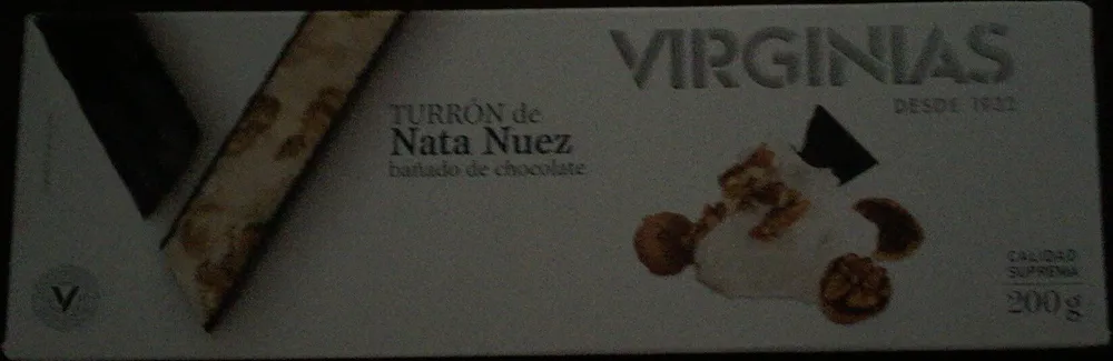 Turron de nata nuez