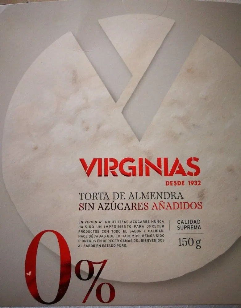 Torta de almendra sin azúcar